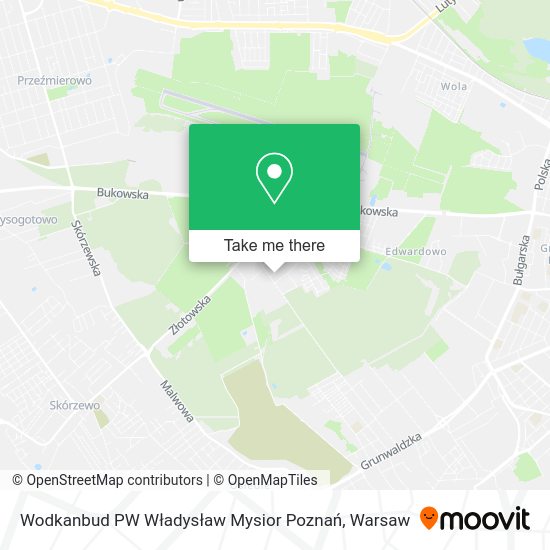 Wodkanbud PW Władysław Mysior Poznań map