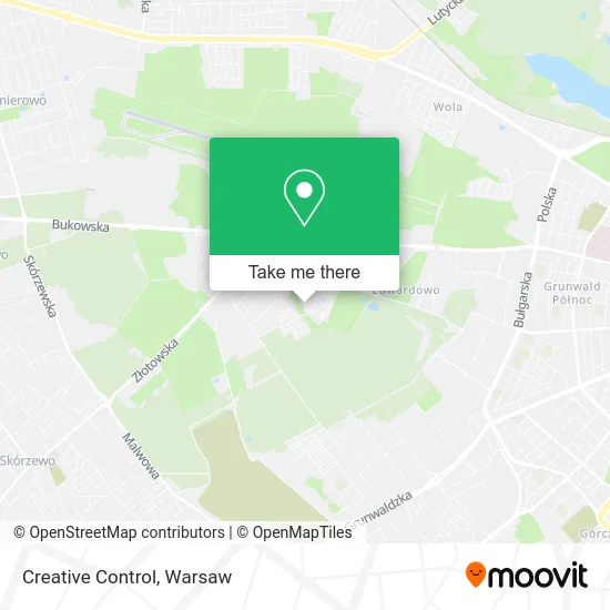 Creative Control map