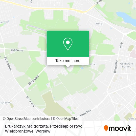 Brukarczyk Małgorzata. Przedsiębiorstwo Wielobranżowe map