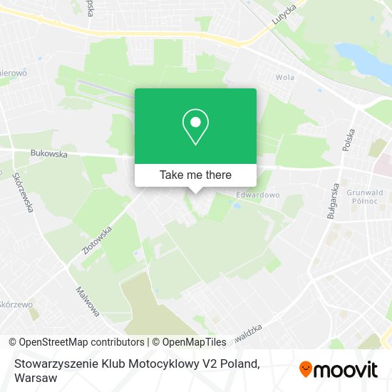 Stowarzyszenie Klub Motocyklowy V2 Poland map