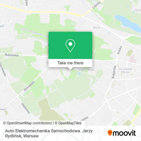 Auto Elektromechanika Samochodowa. Jerzy Rydlińsk map