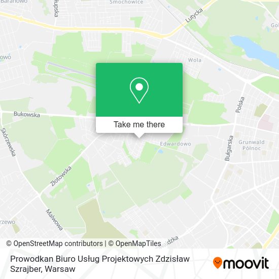 Prowodkan Biuro Usług Projektowych Zdzisław Szrajber map