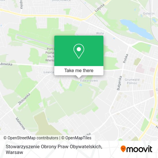 Карта Stowarzyszenie Obrony Praw Obywatelskich