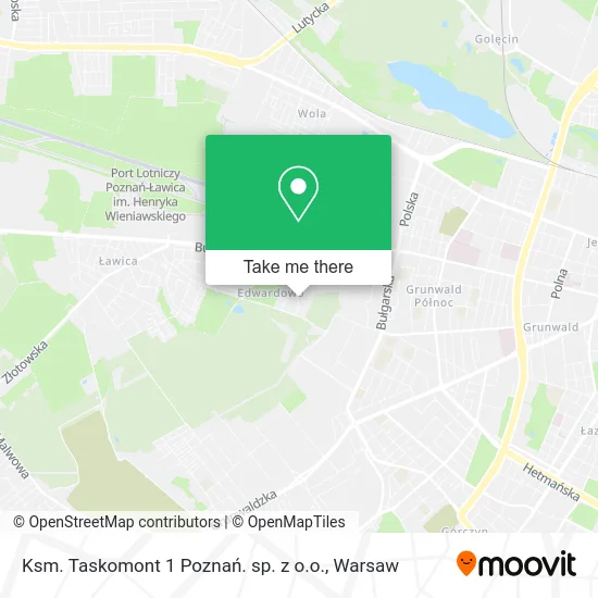 Карта Ksm. Taskomont 1 Poznań. sp. z o.o.