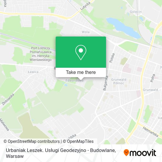 Urbaniak Leszek. Usługi Geodezyjno - Budowlane map