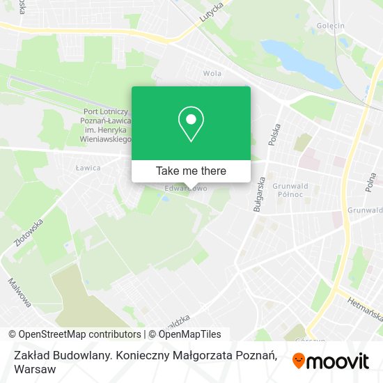 Zakład Budowlany. Konieczny Małgorzata Poznań map