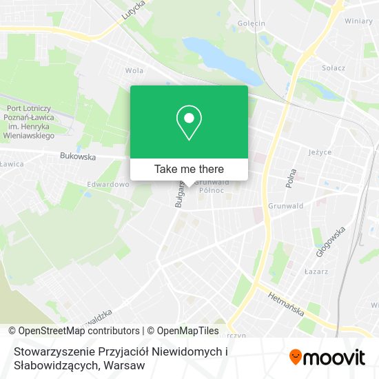 Stowarzyszenie Przyjaciół Niewidomych i Słabowidzących map