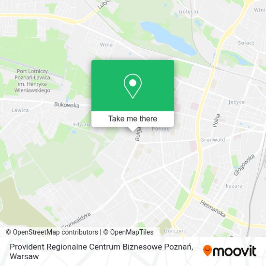 Provident Regionalne Centrum Biznesowe Poznań map