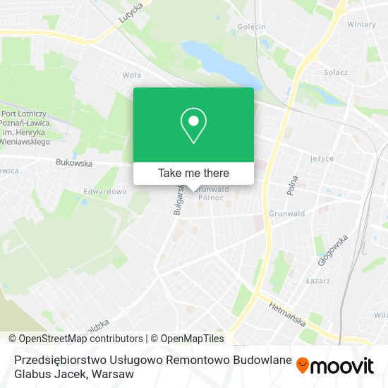 Przedsiębiorstwo Usługowo Remontowo Budowlane Glabus Jacek map