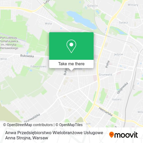 Anwa Przedsiębiorstwo Wielobranżowe Usługowe Anna Strojna map