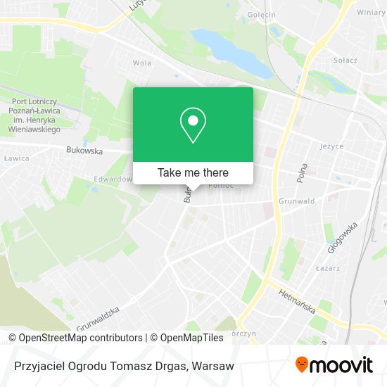 Przyjaciel Ogrodu Tomasz Drgas map