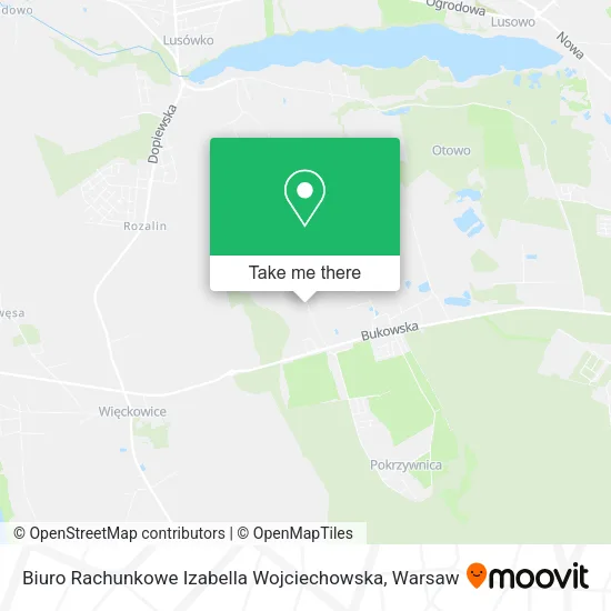 Карта Biuro Rachunkowe Izabella Wojciechowska