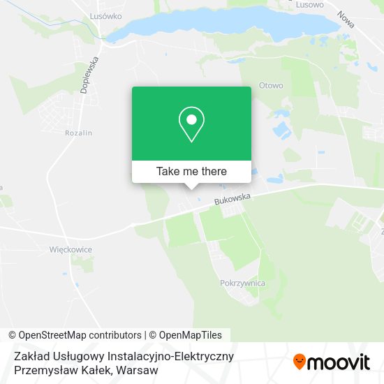 Карта Zakład Usługowy Instalacyjno-Elektryczny Przemysław Kałek