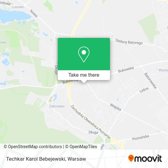 Techkar Karol Bebejewski map