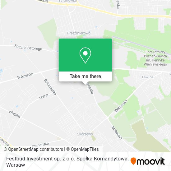 Festbud Investment sp. z o.o. Spółka Komandytowa map