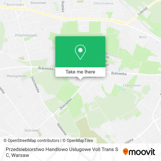 Карта Przedsiebiorstwo Handlowo Uslugowe Voll Trans S C