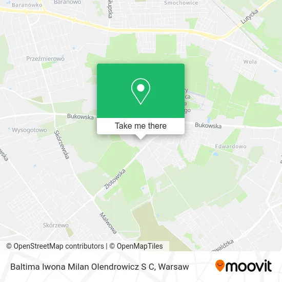 Карта Baltima Iwona Milan Olendrowicz S C