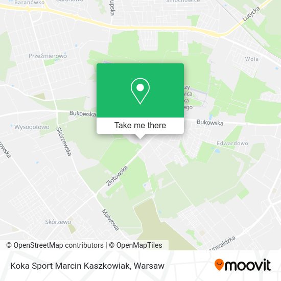 Koka Sport Marcin Kaszkowiak map