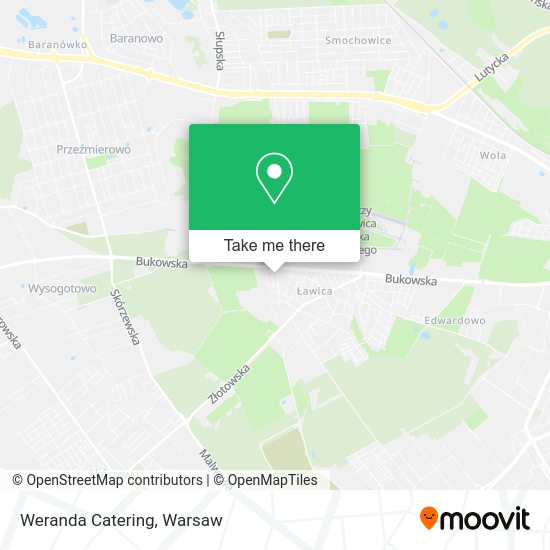 Weranda Catering map