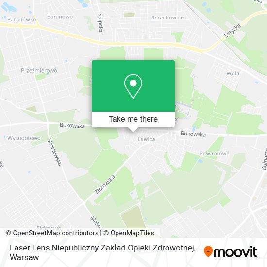 Laser Lens Niepubliczny Zakład Opieki Zdrowotnej map