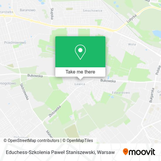 Educhess-Szkolenia Paweł Staniszewski map