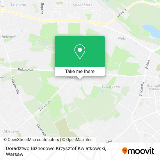 Doradztwo Biznesowe Krzysztof Kwiatkowski map