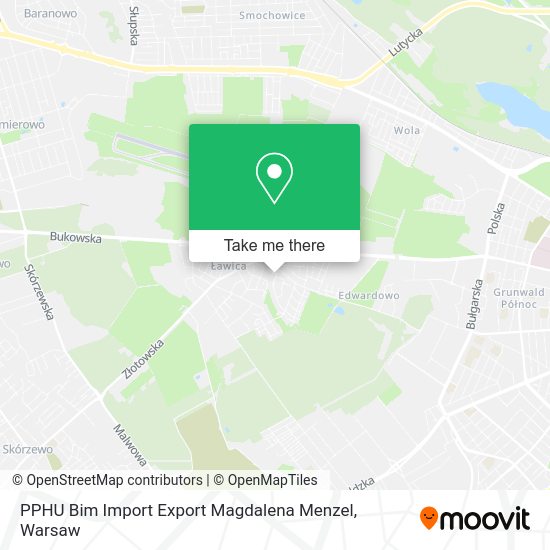 PPHU Bim Import Export Magdalena Menzel map