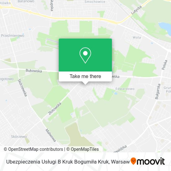 Ubezpieczenia Usługi B Kruk Bogumiła Kruk map