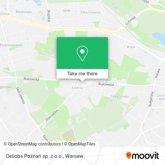 Карта Deliobs Poznań sp. z o.o.