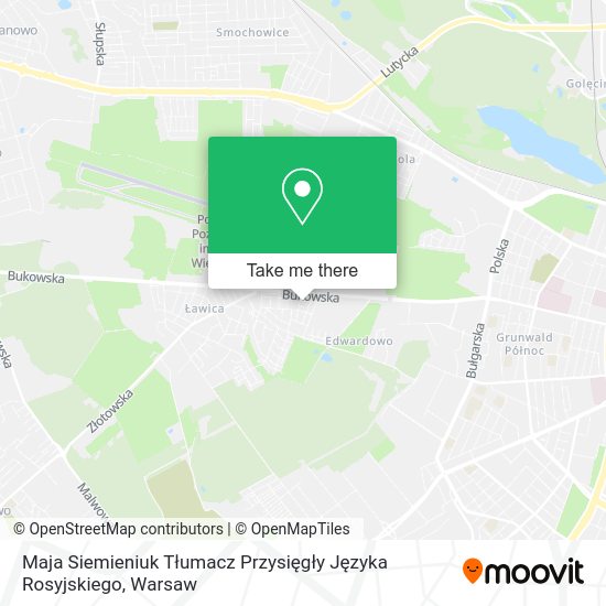 Maja Siemieniuk Tłumacz Przysięgły Języka Rosyjskiego map