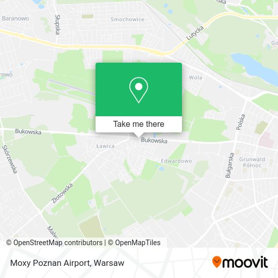 Moxy Poznan Airport map