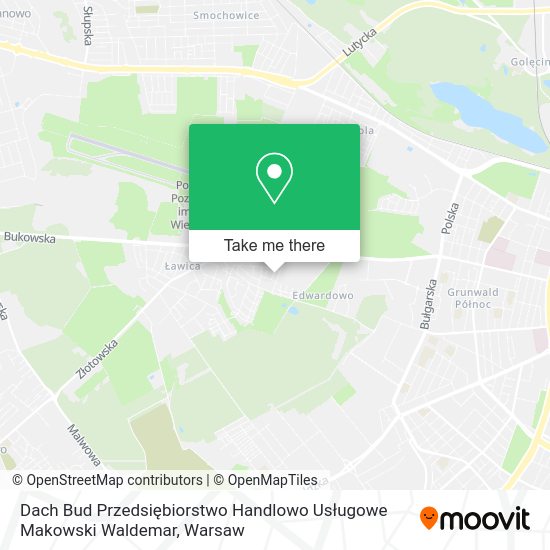 Dach Bud Przedsiębiorstwo Handlowo Usługowe Makowski Waldemar map