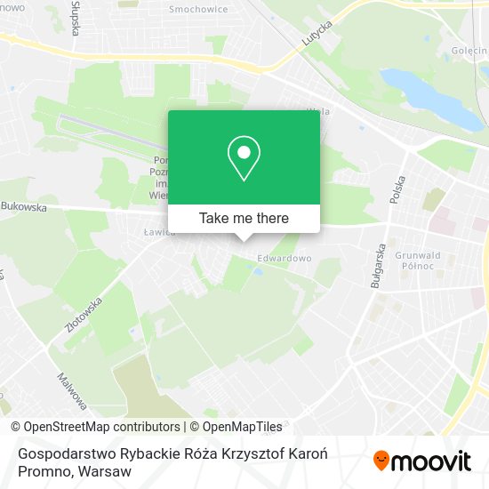 Gospodarstwo Rybackie Róża Krzysztof Karoń Promno map