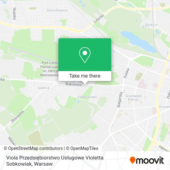 Viola Przedsiębiorstwo Usługowe Violetta Sobkowiak map