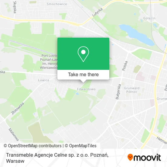 Карта Transmeble Agencje Celne sp. z o.o. Poznań
