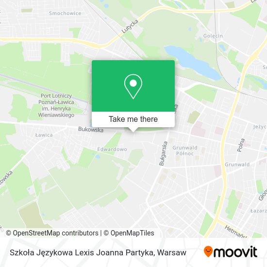 Szkoła Językowa Lexis Joanna Partyka map