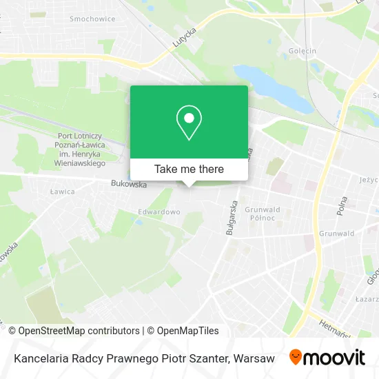 Карта Kancelaria Radcy Prawnego Piotr Szanter