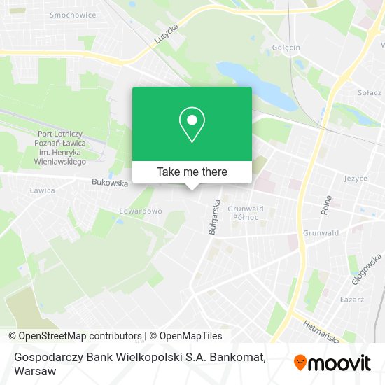 Gospodarczy Bank Wielkopolski S.A. Bankomat map