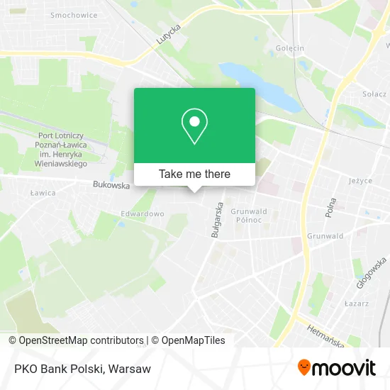 PKO Bank Polski map