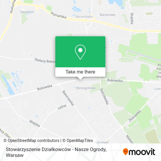 Stowarzyszenie Działkowców - Nasze Ogrody map