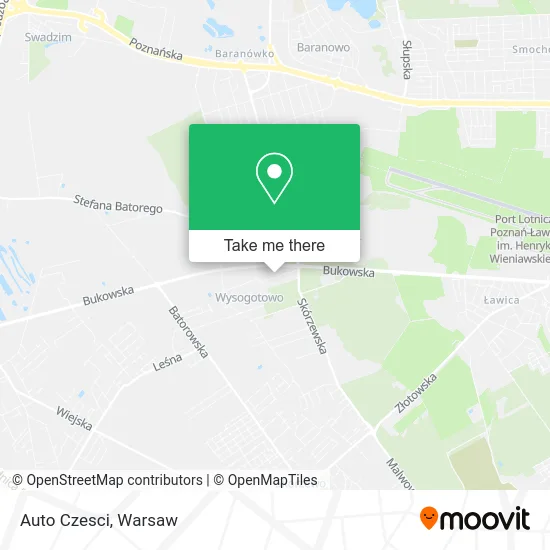 Карта Auto Czesci