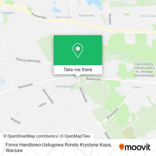 Firma Handlowo-Usługowa Rondo Krystyna Kopa map