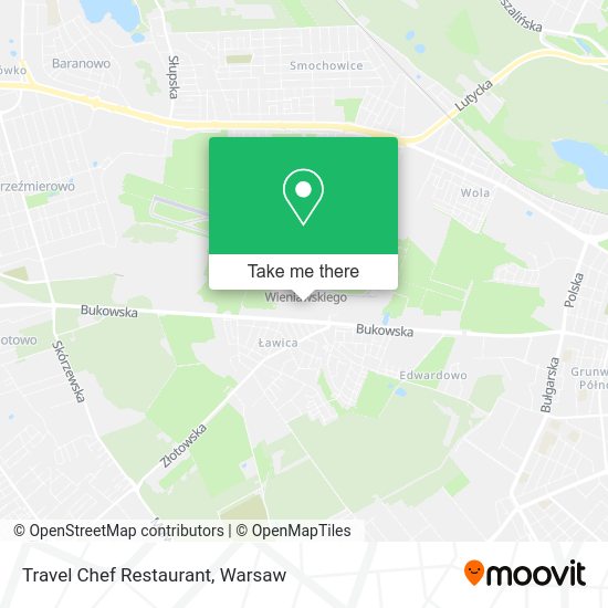 Travel Chef Restaurant map