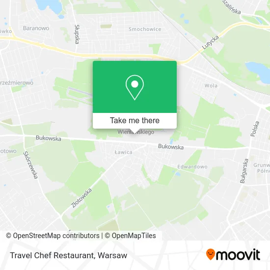 Карта Travel Chef Restaurant