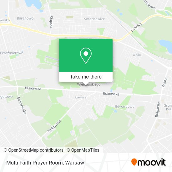 Multi Faith Prayer Room map