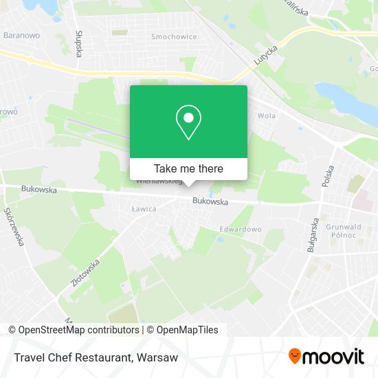 Travel Chef Restaurant map