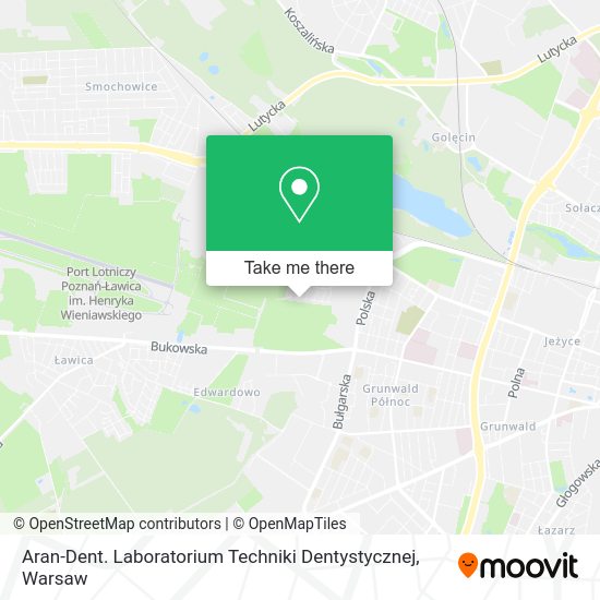 Карта Aran-Dent. Laboratorium Techniki Dentystycznej