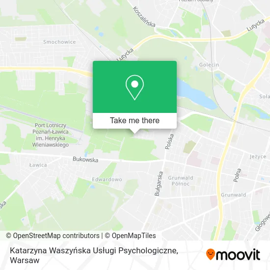 Карта Katarzyna Waszyńska Usługi Psychologiczne