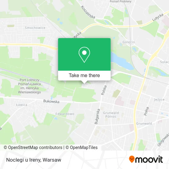 Карта Noclegi u Ireny