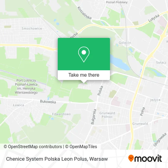 Карта Chenice System Polska Leon Polus